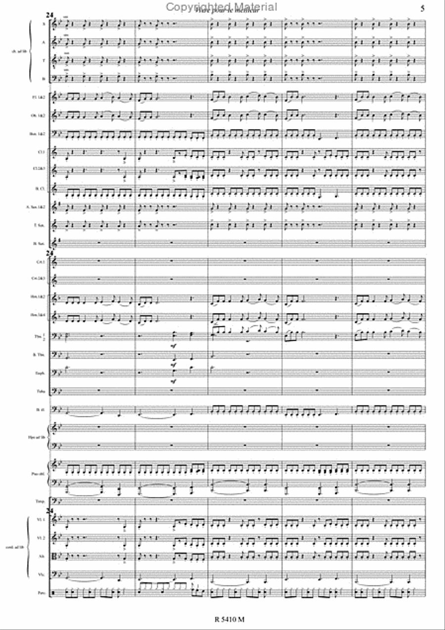 Vivre pour le meilleur Vivre pour le meilleur Concert Band scores gallery preview page 6