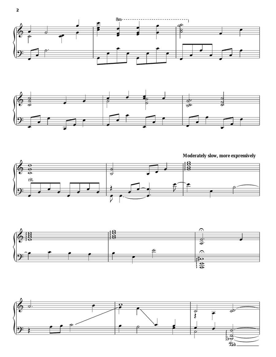 Father Christmas Father Christmas Piano, Vocal, Guitar scores gallery preview page 2