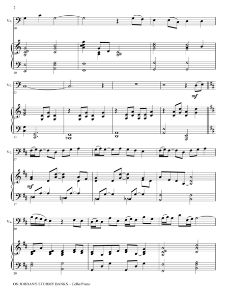 THREE GOSPEL HYMNS (Duets for Cello & Piano) image number null
