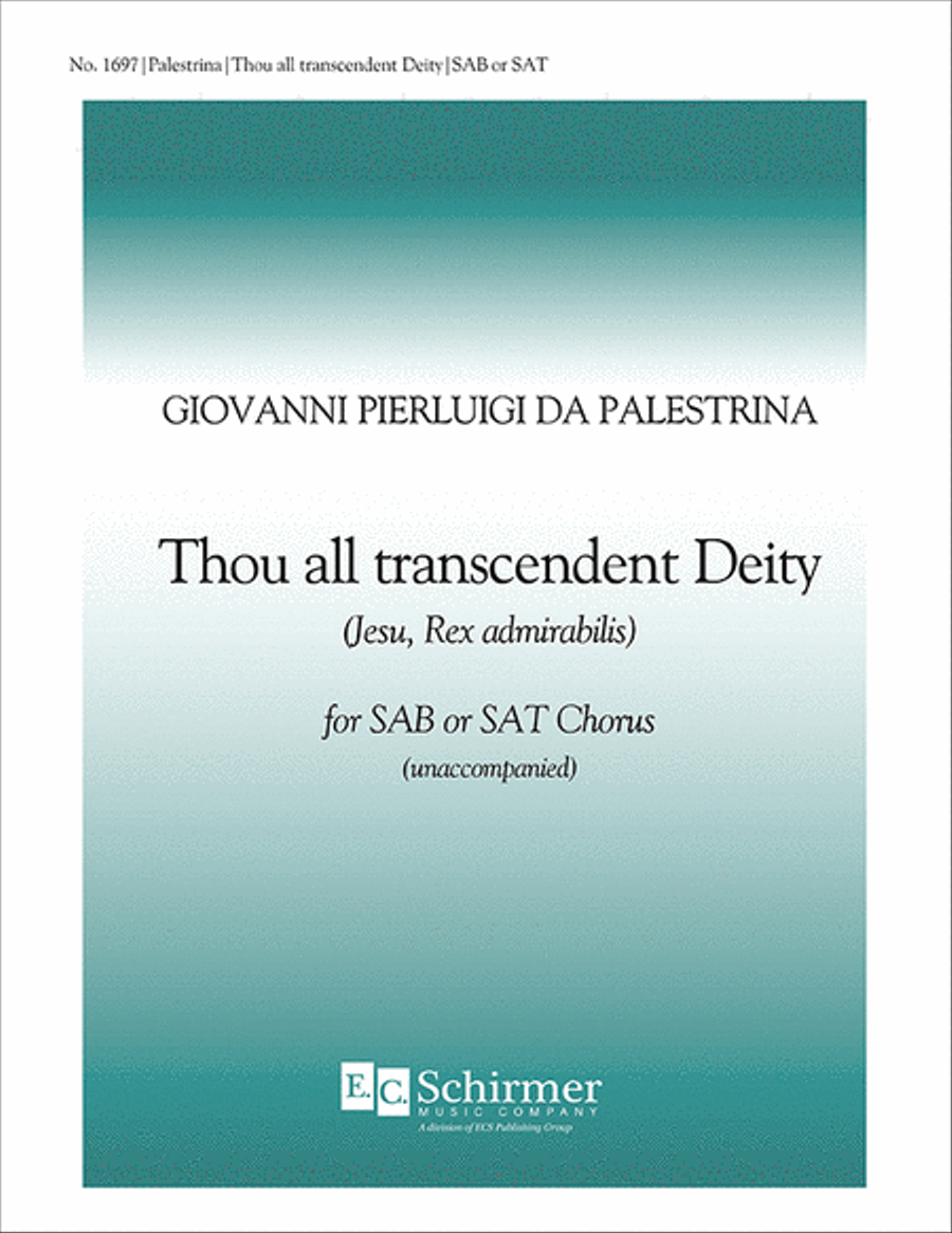 Thou All-transcendant Deity SAT scores gallery preview page 1