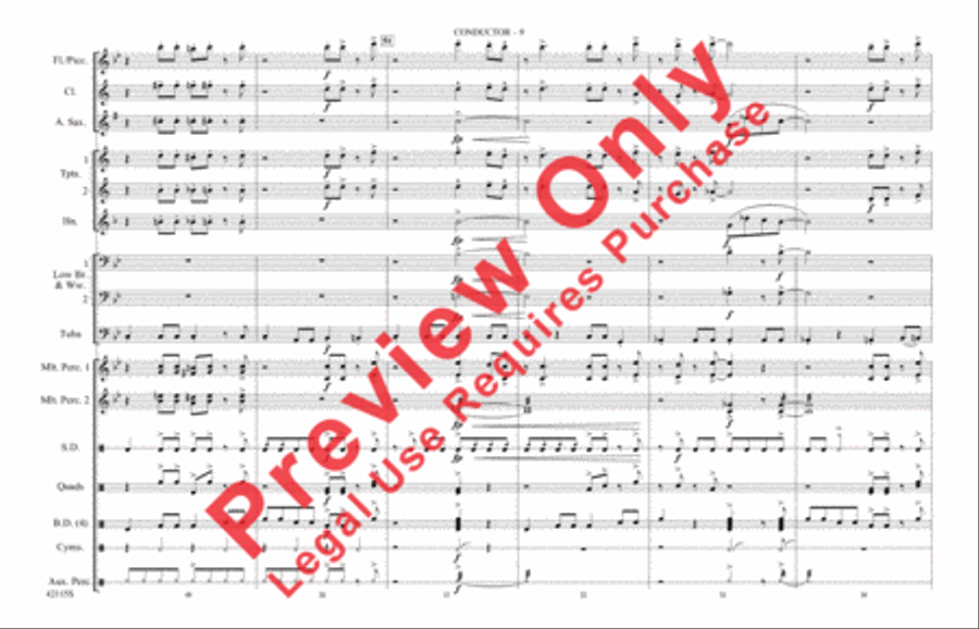 You Ought to Be Having Fun / What Is Hip? Marching Band scores gallery preview page 10