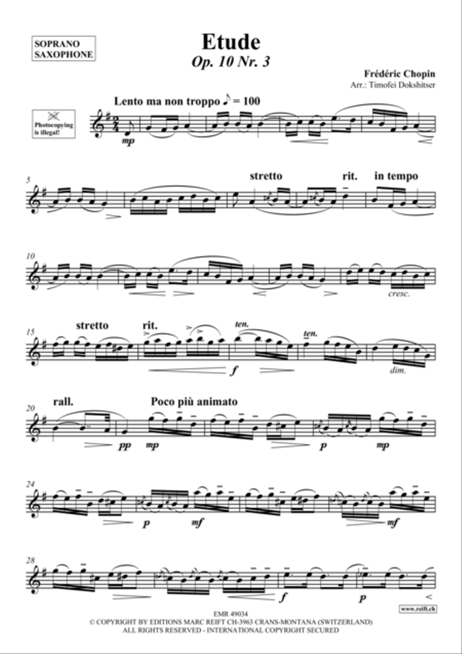 Etude Soprano Saxophone scores gallery preview page 2