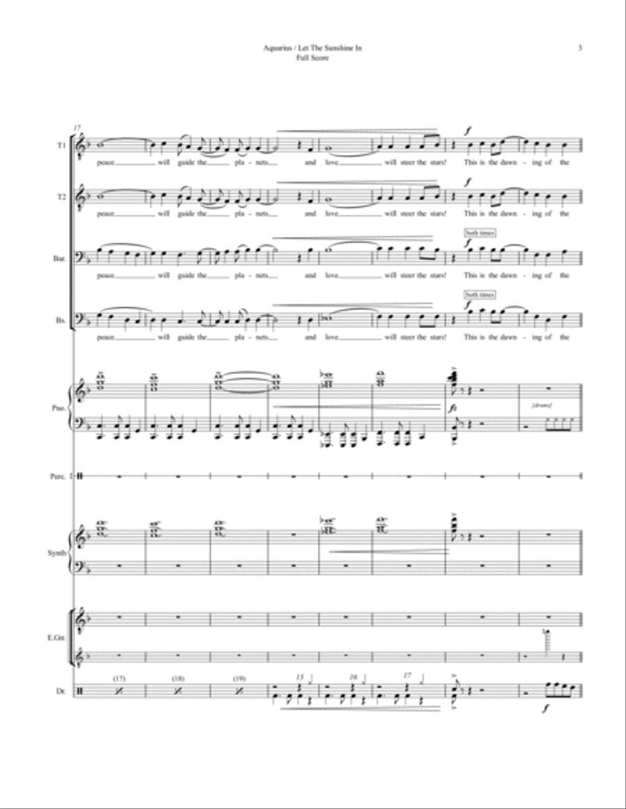 Aquarius Small Ensemble scores gallery preview page 3