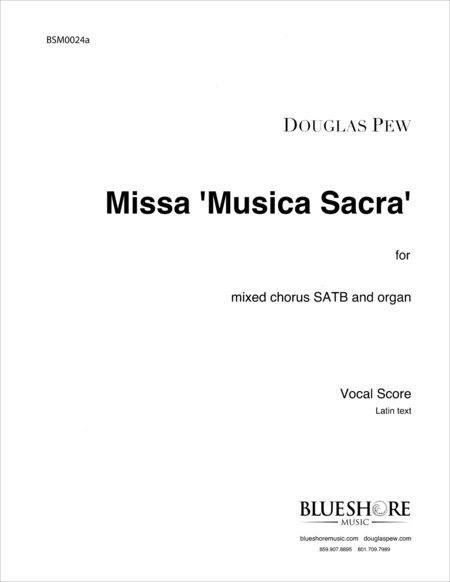 Missa Musica Sacra, SATB and Organ image number null
