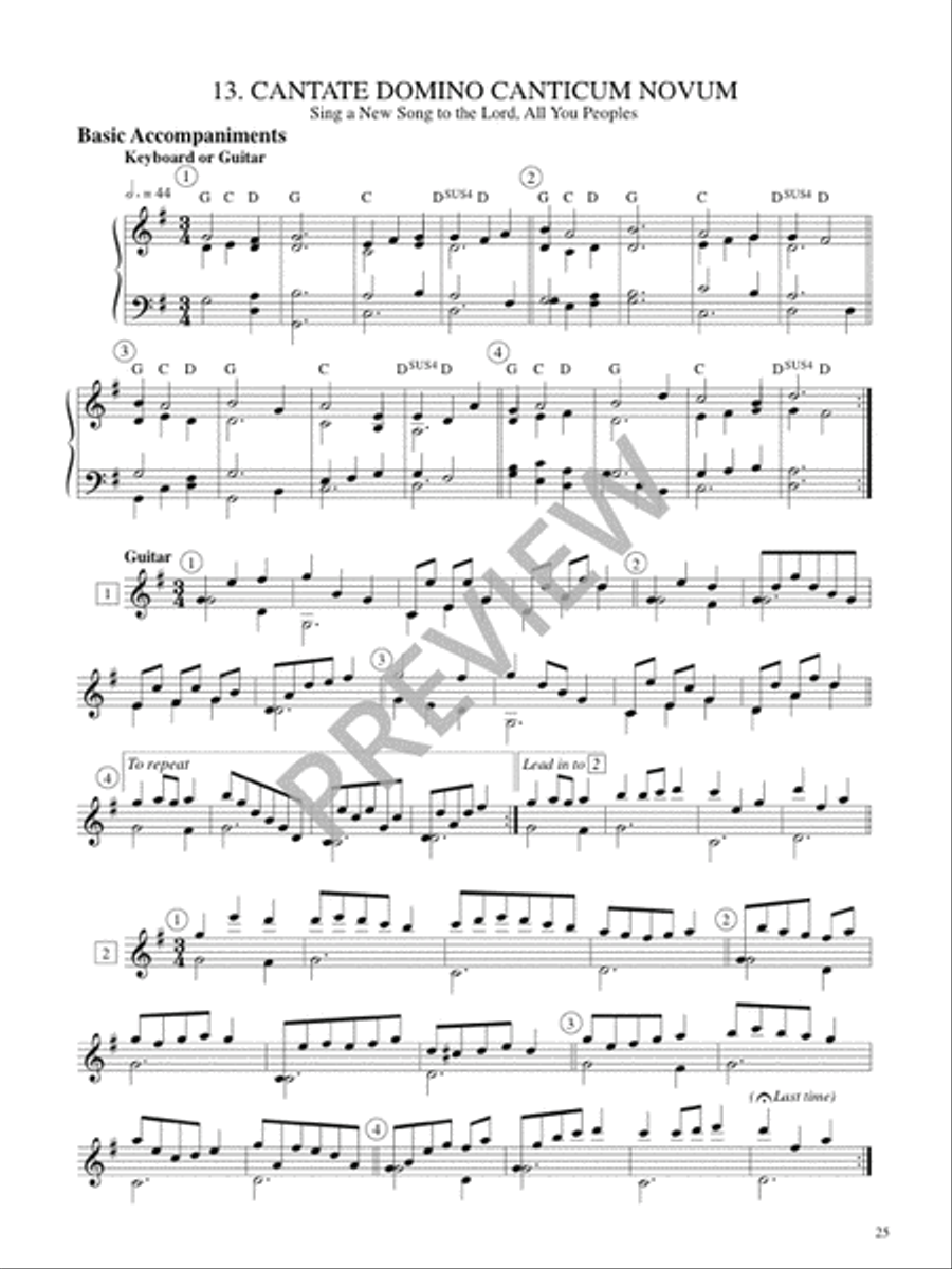Christe Lux mundi - Instrument edition Guitar scores gallery preview page 27