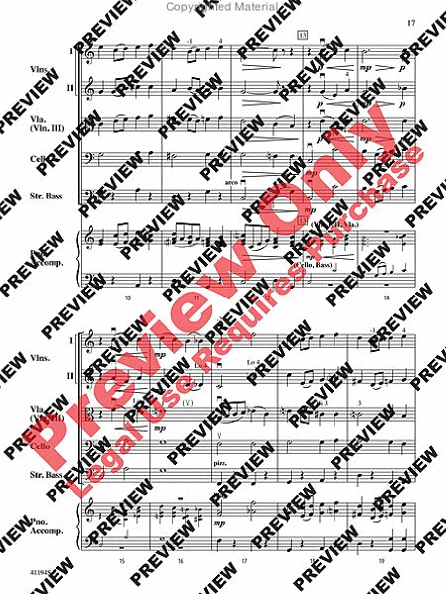 The Wizard of Oz, Suite from String Orchestra scores gallery preview page 18