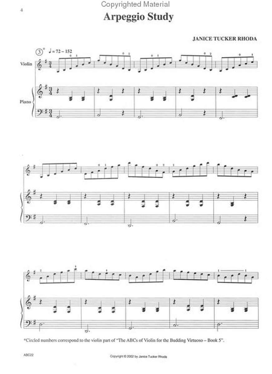 The ABC's of Violin Book 5 - Piano Accompaniment