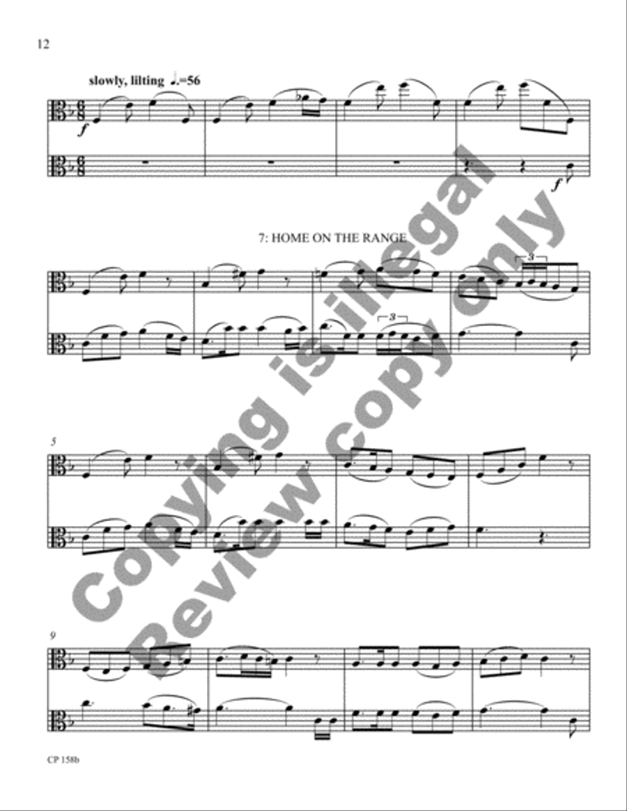 Cowboy Suite (Viola Version) Viola scores gallery preview page 20