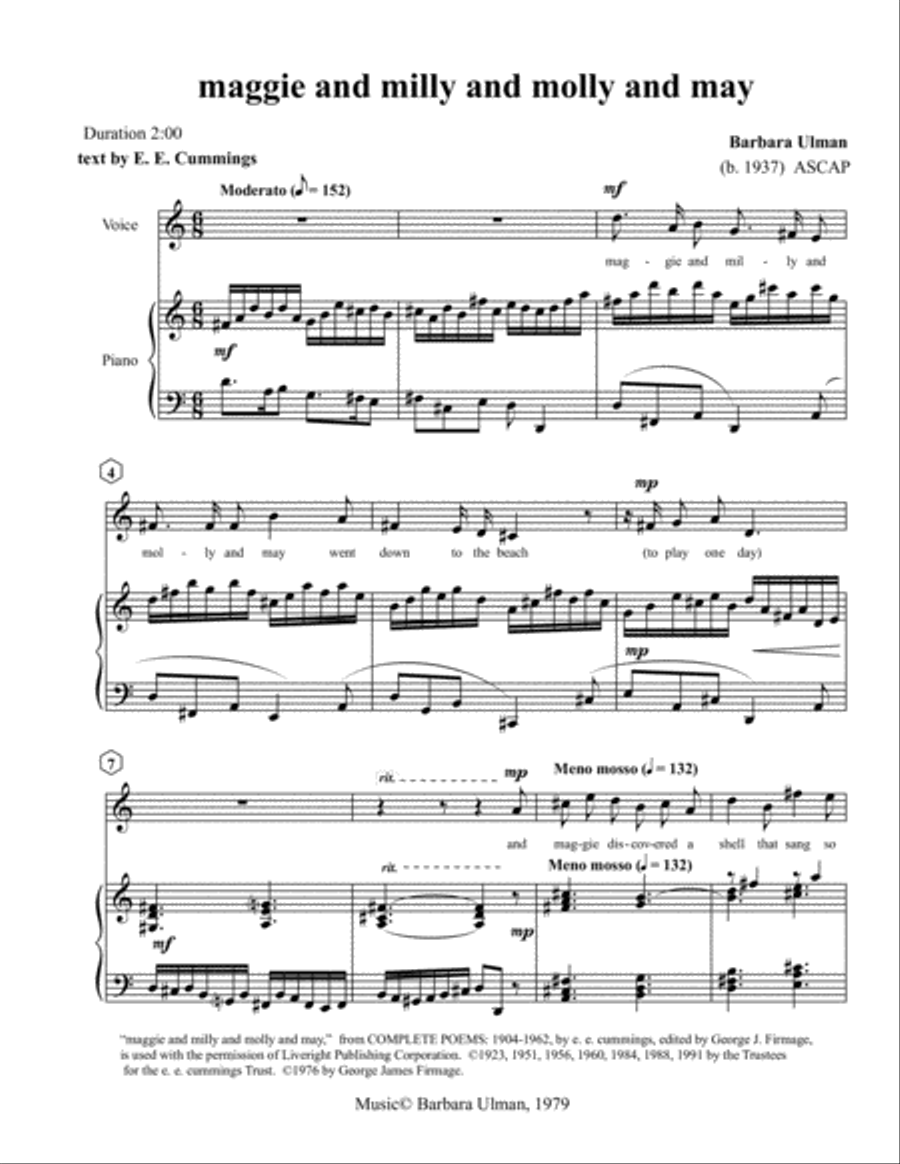 maggie and milly and molly and may High Voice scores gallery preview page 3