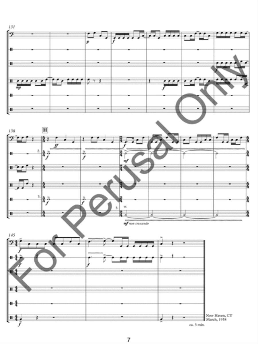 Divertimento Percussion scores gallery preview page 8