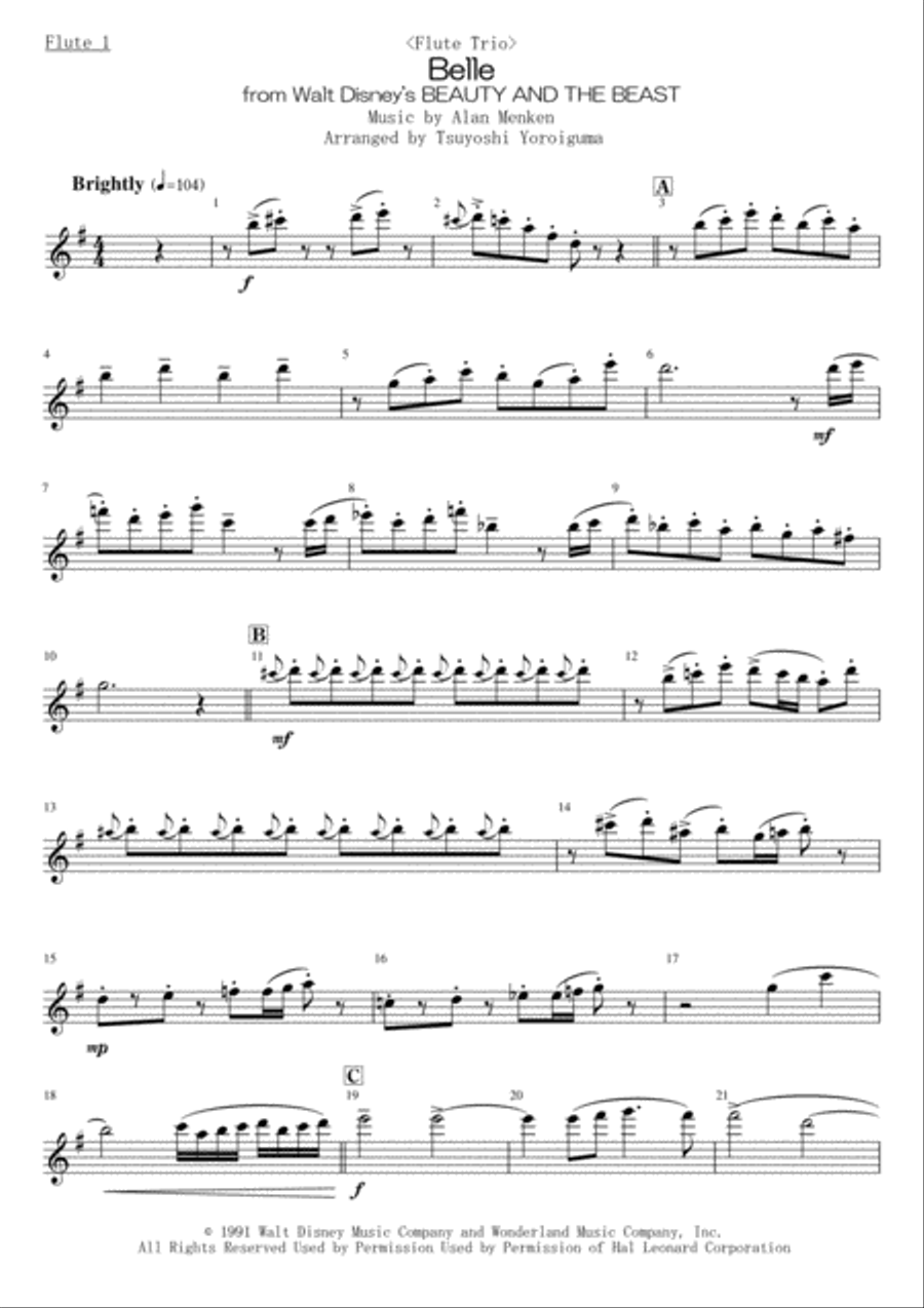 Belle Woodwind Trio scores gallery preview page 6
