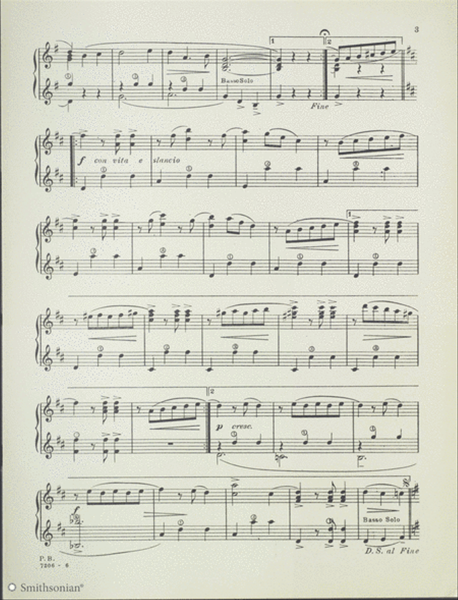 Beautiful Venice Waltz Piano scores gallery preview page 3