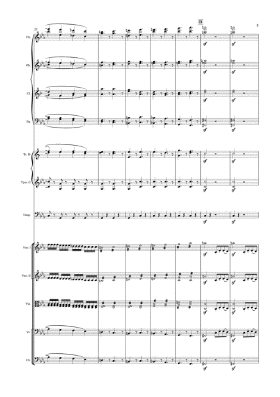 Beethoven - Coriolan Overture - Score and Parts Full Orchestra scores gallery preview page 6