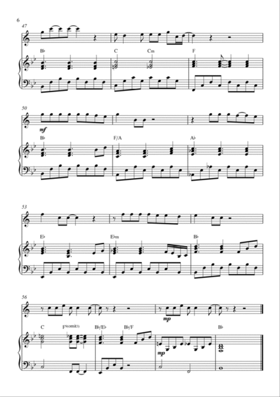 Make You Feel My Love Small Ensemble scores gallery preview page 6