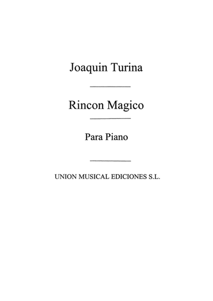 Rincon Magico For Piano