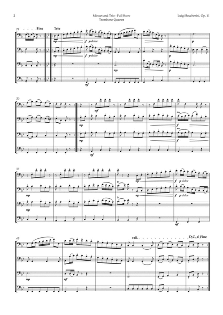 Minuet by Boccherini for Trombone Quartet image number null