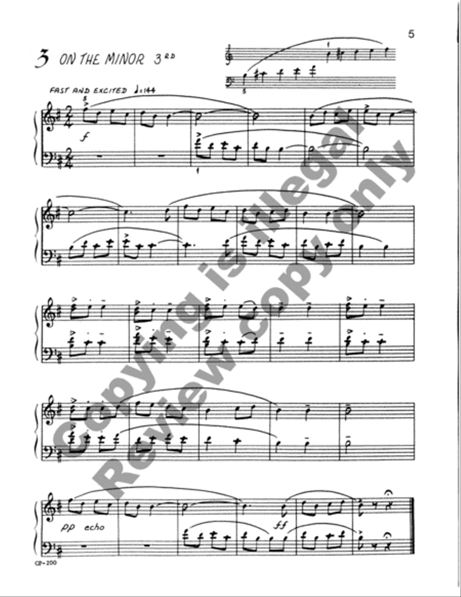 Twelve Little Etudes Piano Method scores gallery preview page 20