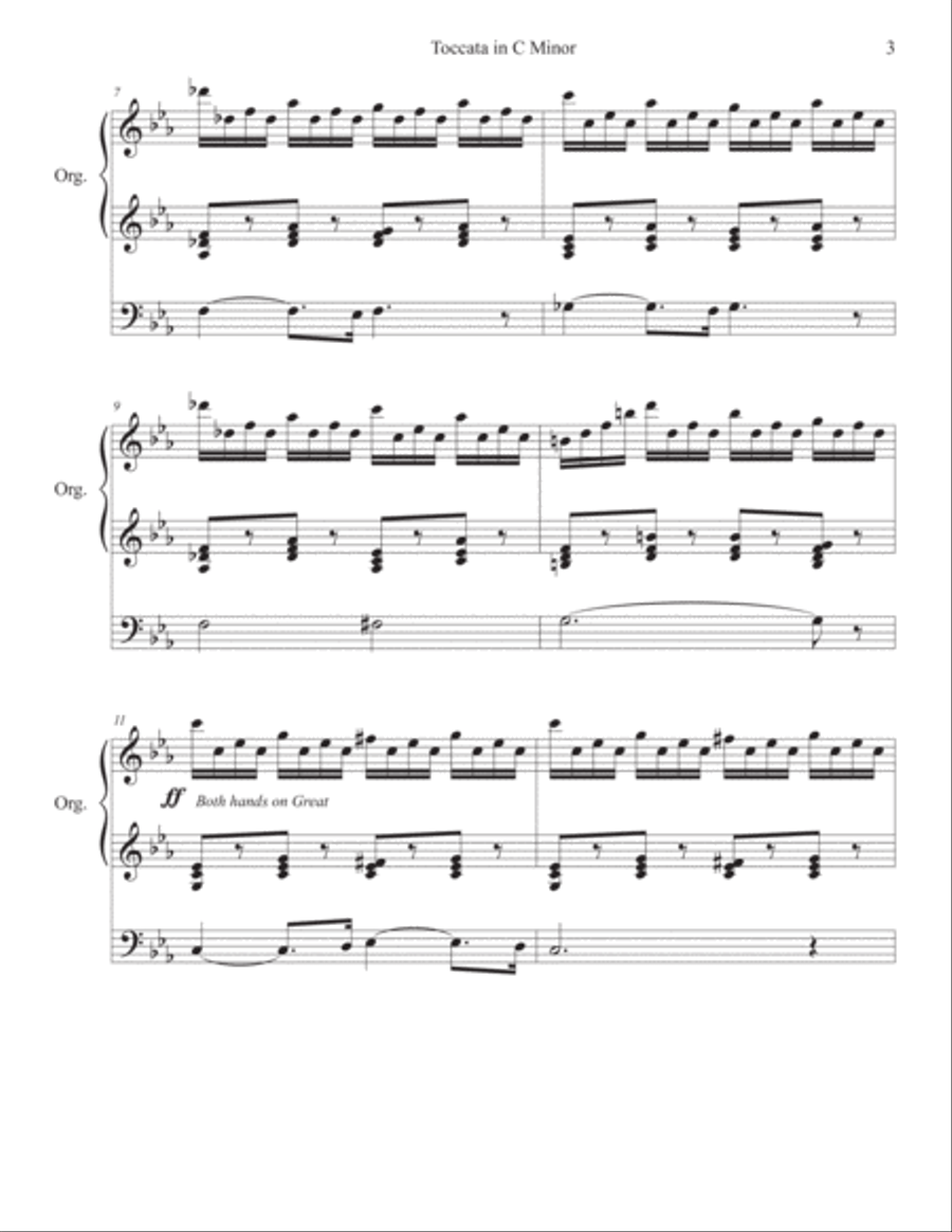 Toccata in C minor from Suite Gothique with Cadenza Organ Solo scores gallery preview page 3
