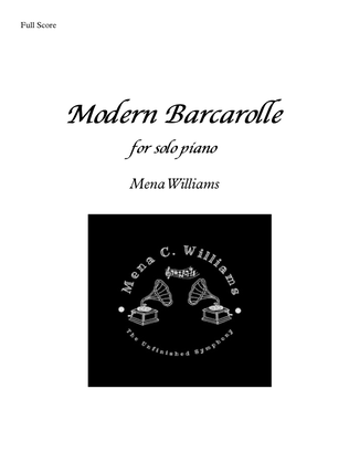 Book cover for Modern Barcarolle
