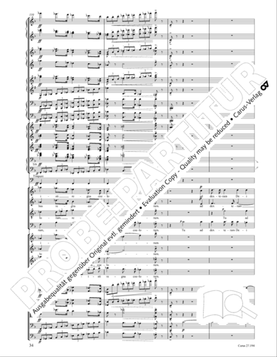 Te Deum 4-Part scores gallery preview page 35