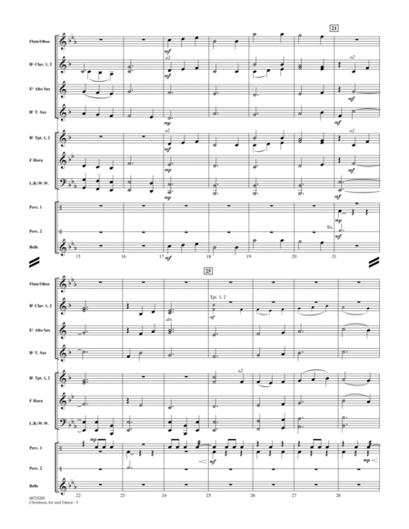 Christmas Air And Dance - Conductor Score (Full Score)