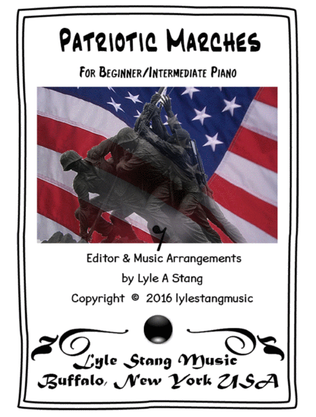 Book cover for Patriotic Marches for piano