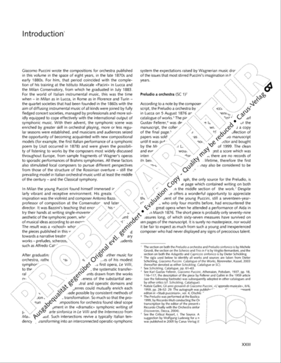 Edizione Nazionale delle Opere di Giacomo Puccini. II. Instrumental music; 1. Works for orchestra (vol. II/1) Score scores gallery preview page 24