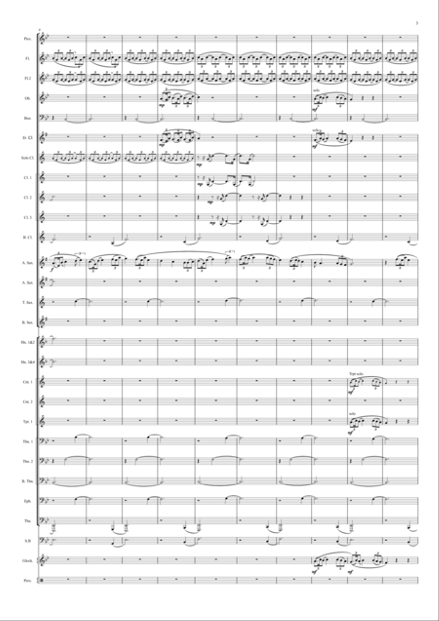 Benna's Meadow Concert Band scores gallery preview page 3