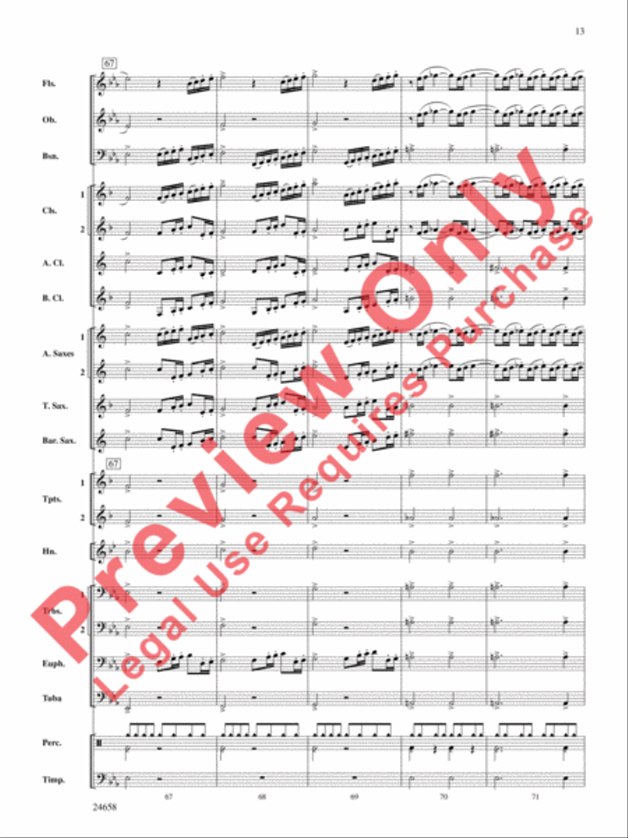 Mozart! Concert Band scores gallery preview page 14