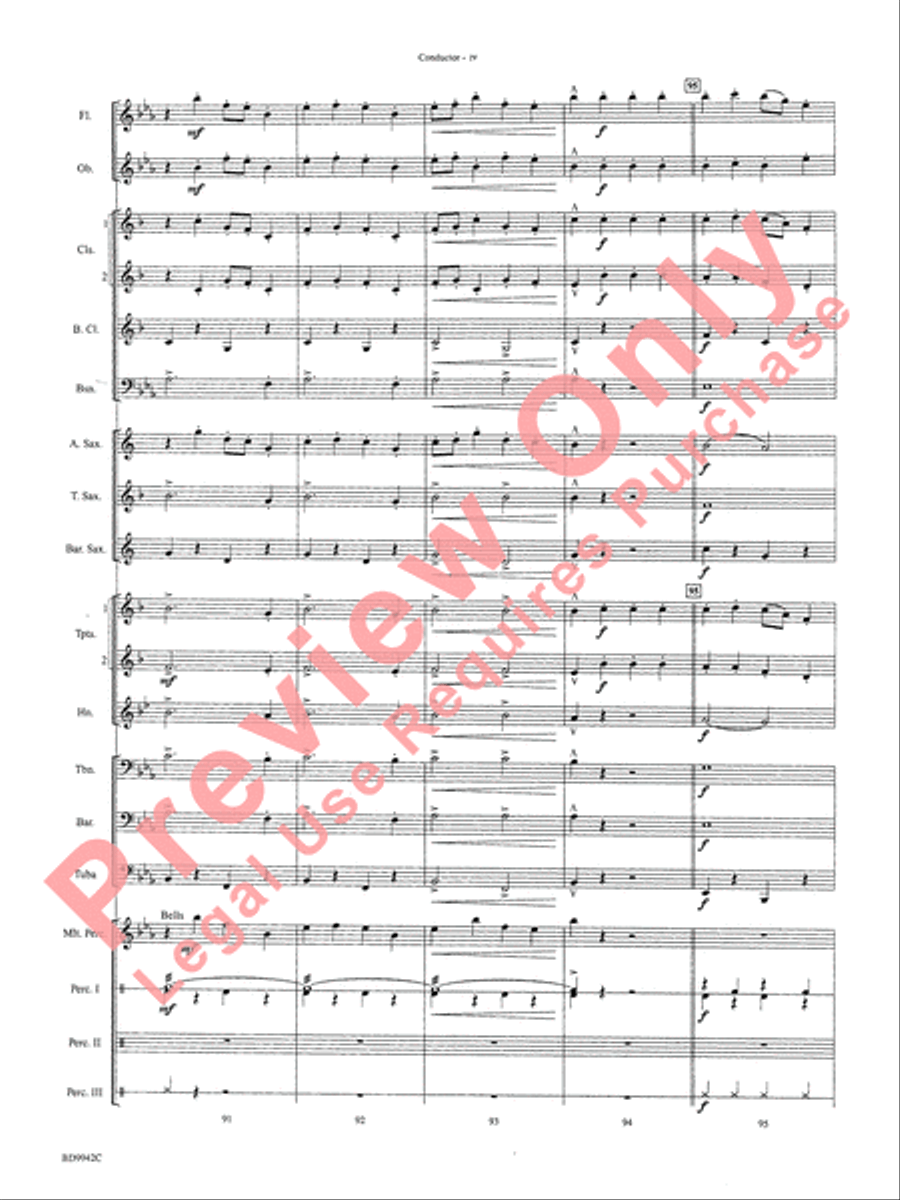 Sleigh Ride Sleigh Ride Concert Band scores gallery preview page 22