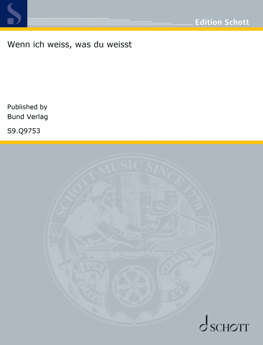 Wenn ich weiß, was du weißt Soprano Recorder scores gallery preview page 1
