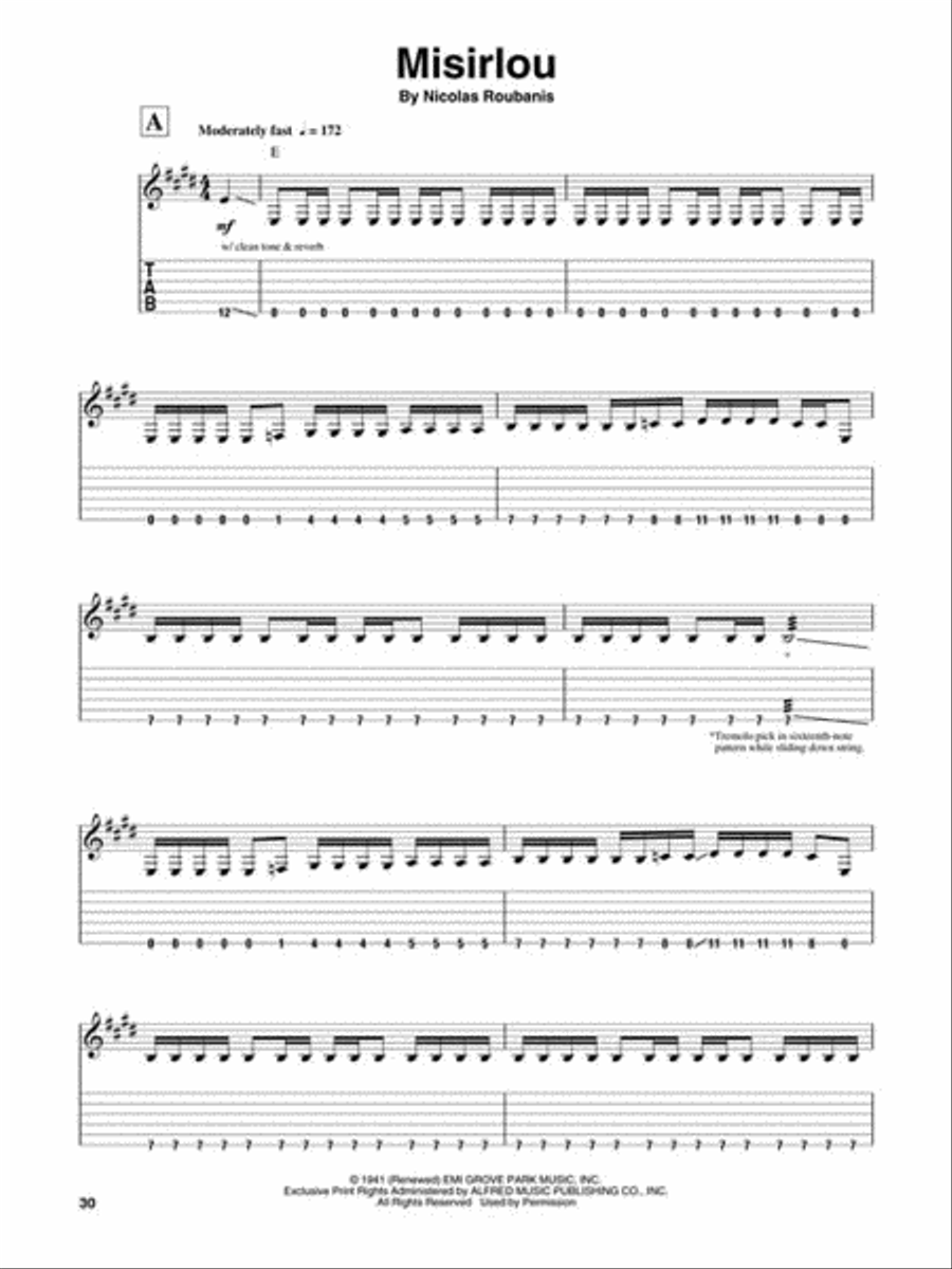 Guitar Themes Guitar Tablature scores gallery preview page 5