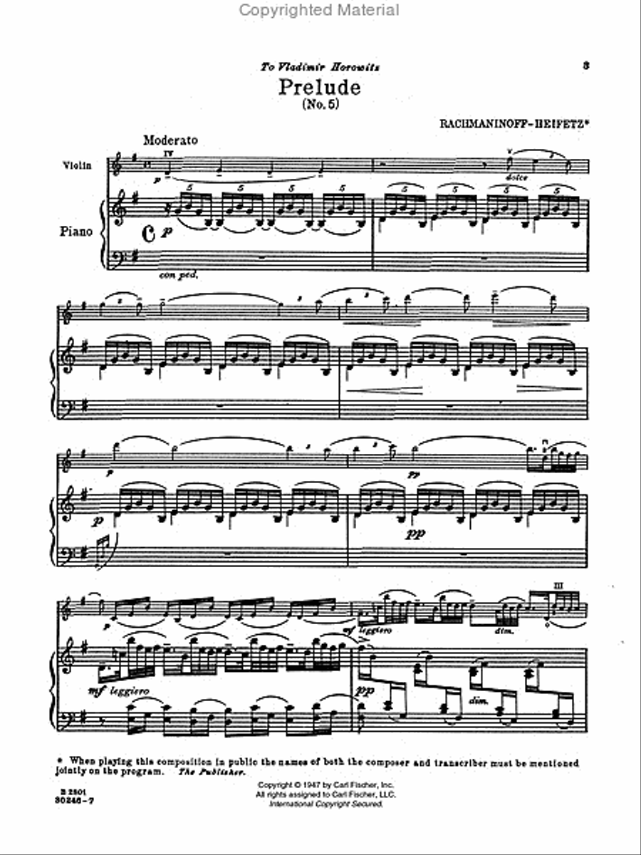 Prelude Violin Solo scores gallery preview page 2