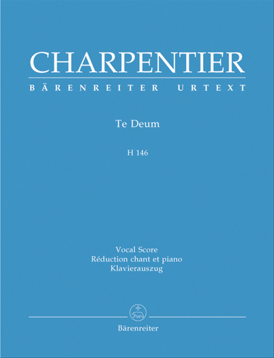 Te Deum in D major H 146 Mixed Choir scores gallery preview page 1