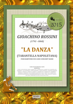 Book cover for La Danza (Tarantella Napoletana) - for baritone in B and Concert Band