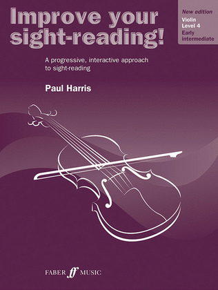 Book cover for Improve Your Sight-reading! Violin, Level 4