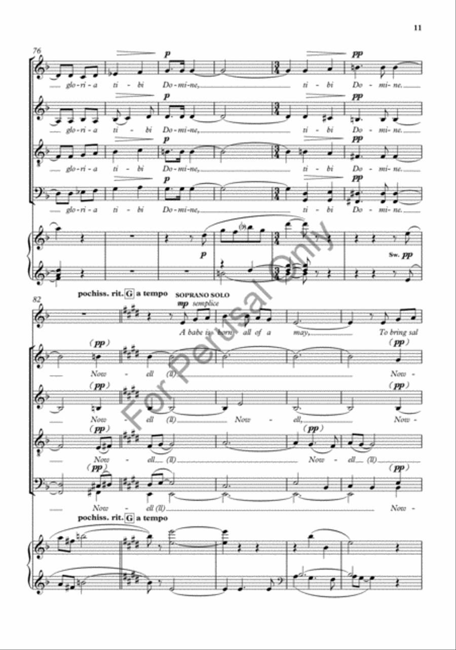 Suzi's Carol Suzi's Carol 4-Part scores gallery preview page 10