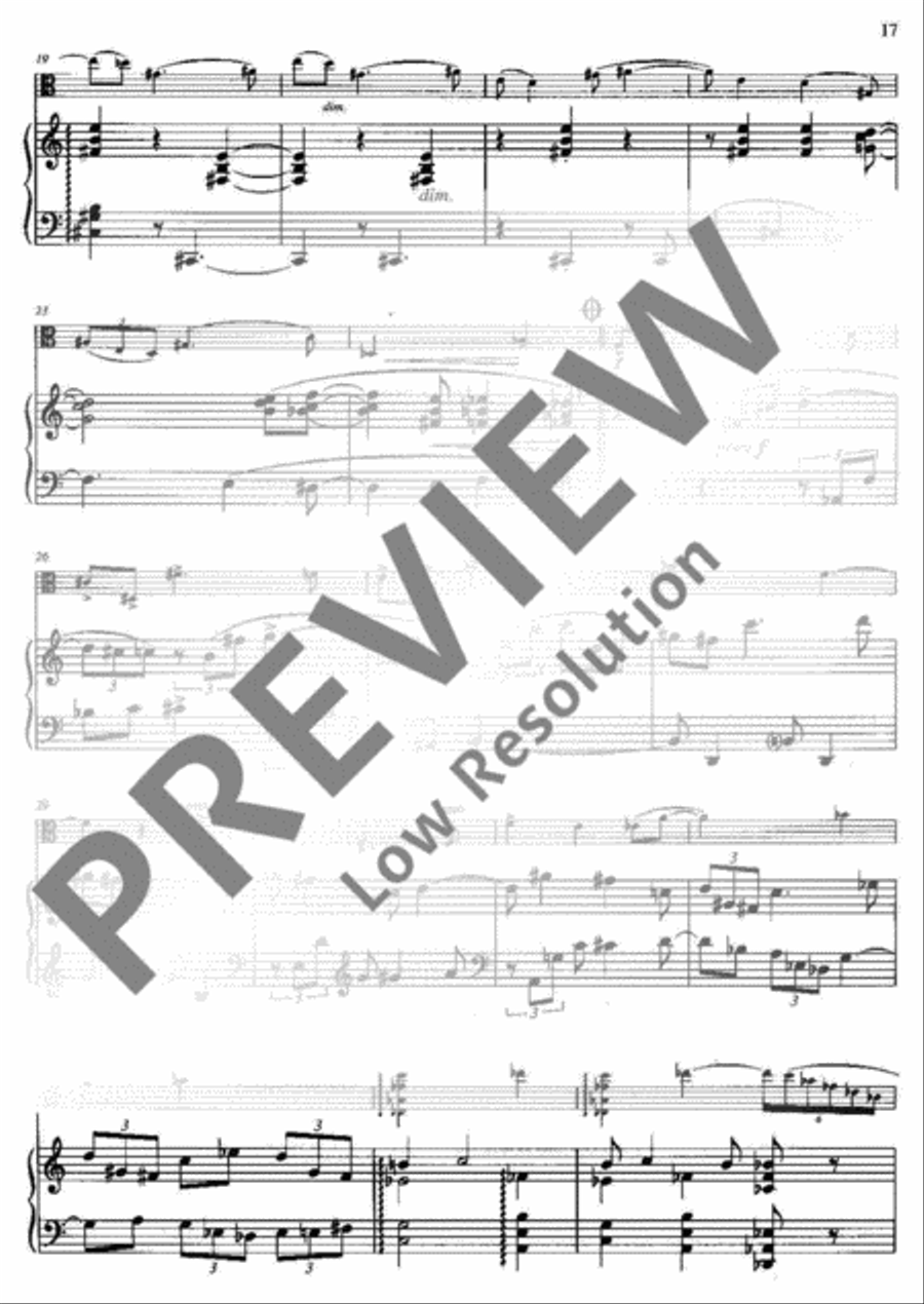 Three Elegies Three Elegies Piano Accompaniment scores gallery preview page 18
