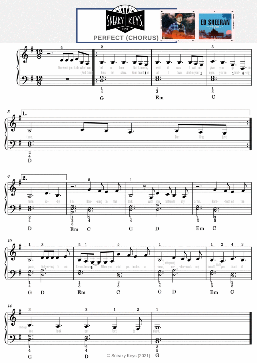 Perfect Voice scores gallery preview page 1