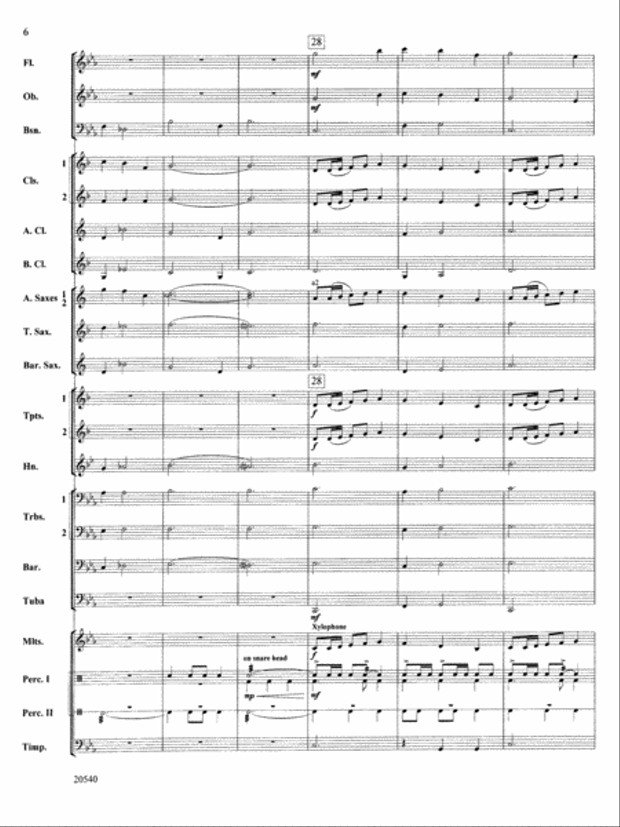 Matrix: Score Concert Band scores gallery preview page 6