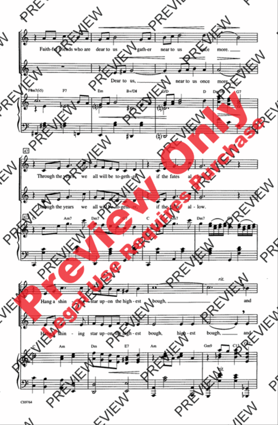 Have Yourself a Merry Little Christmas 2-Part scores gallery preview page 6
