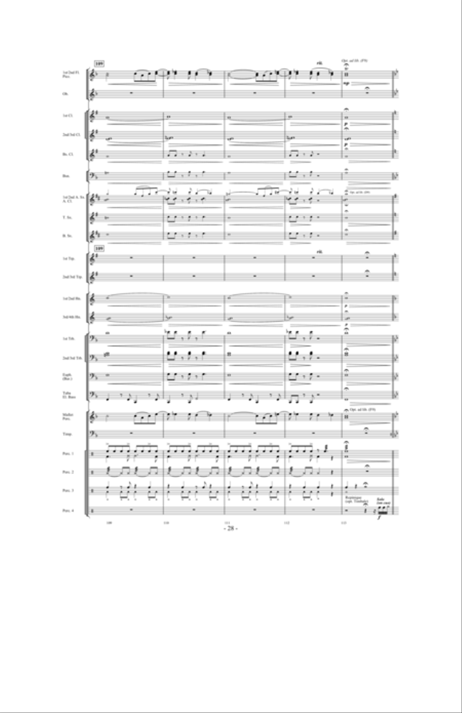 Brazil: Ceremony, Song and Samba Concert Band scores gallery preview page 27