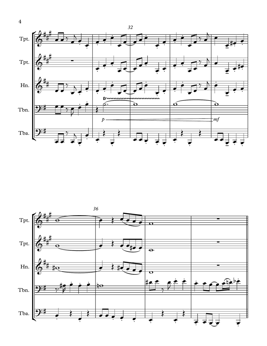 Puttin' On The Ritz Brass Ensemble scores gallery preview page 4