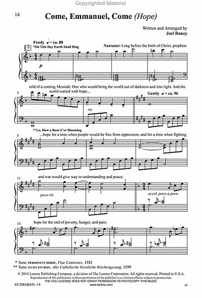 Love Came Down at Christmas - SATB Score with Performance CD image number null