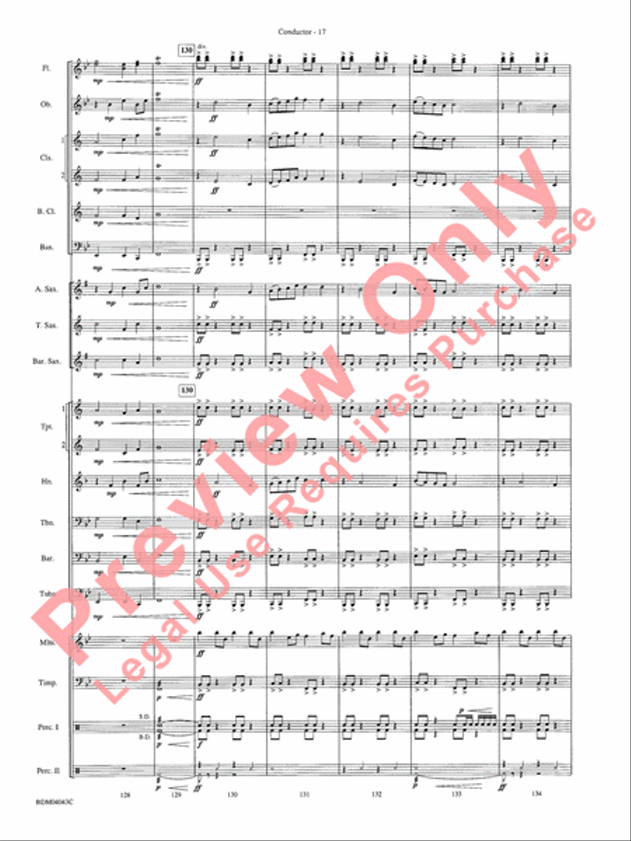 Kronos Kronos Concert Band scores gallery preview page 20
