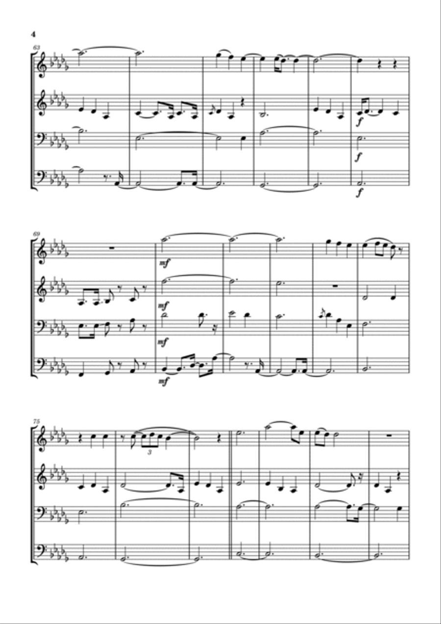 One More Time Brass Ensemble scores gallery preview page 5