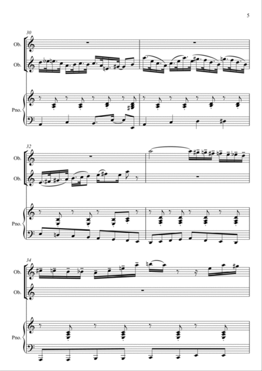 Jazz in Paris Woodwind Duet scores gallery preview page 5