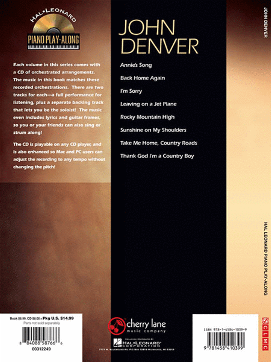 John Denver Piano, Vocal, Guitar scores gallery preview page 2