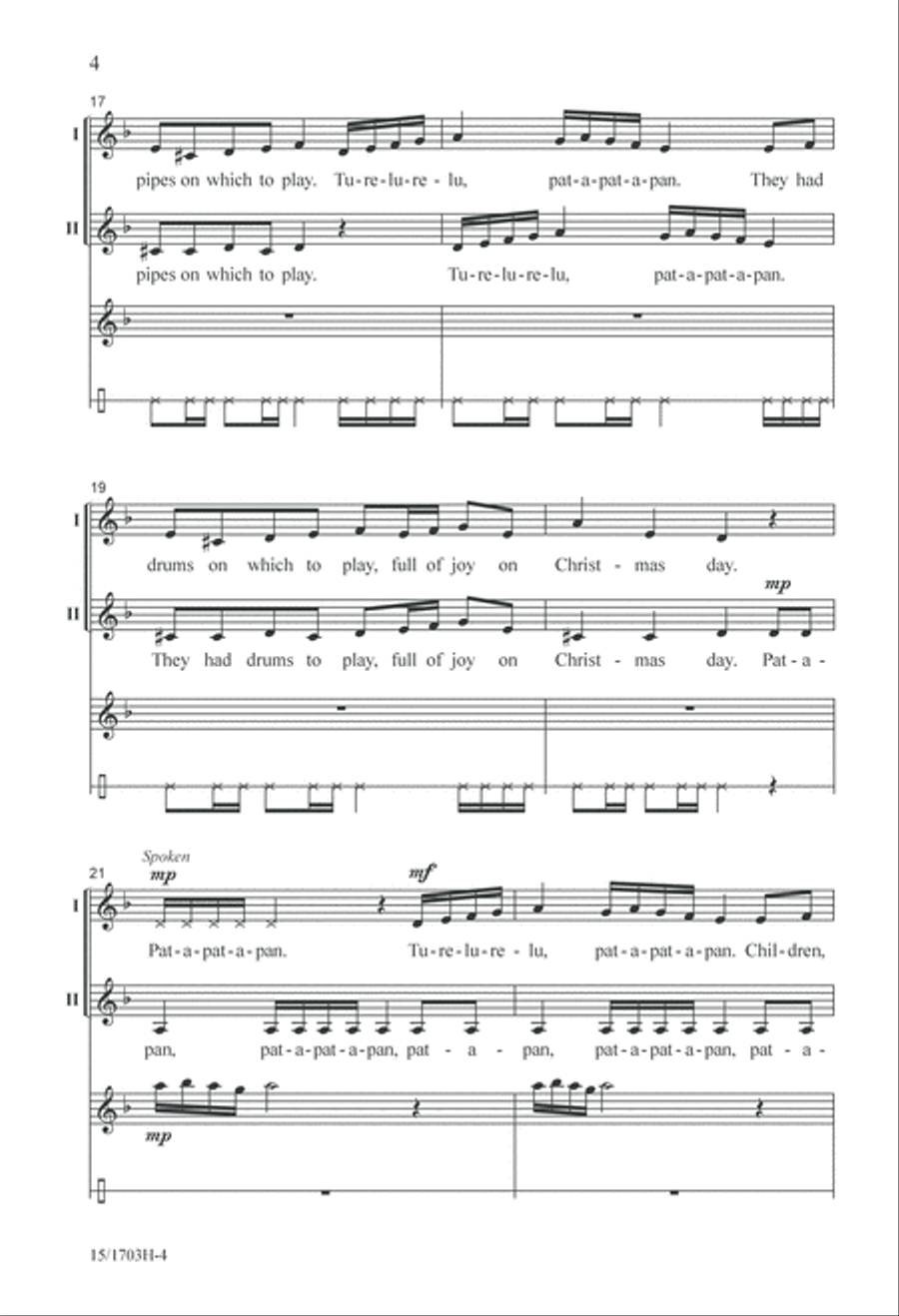 Pat-a-pan 2-Part scores gallery preview page 4