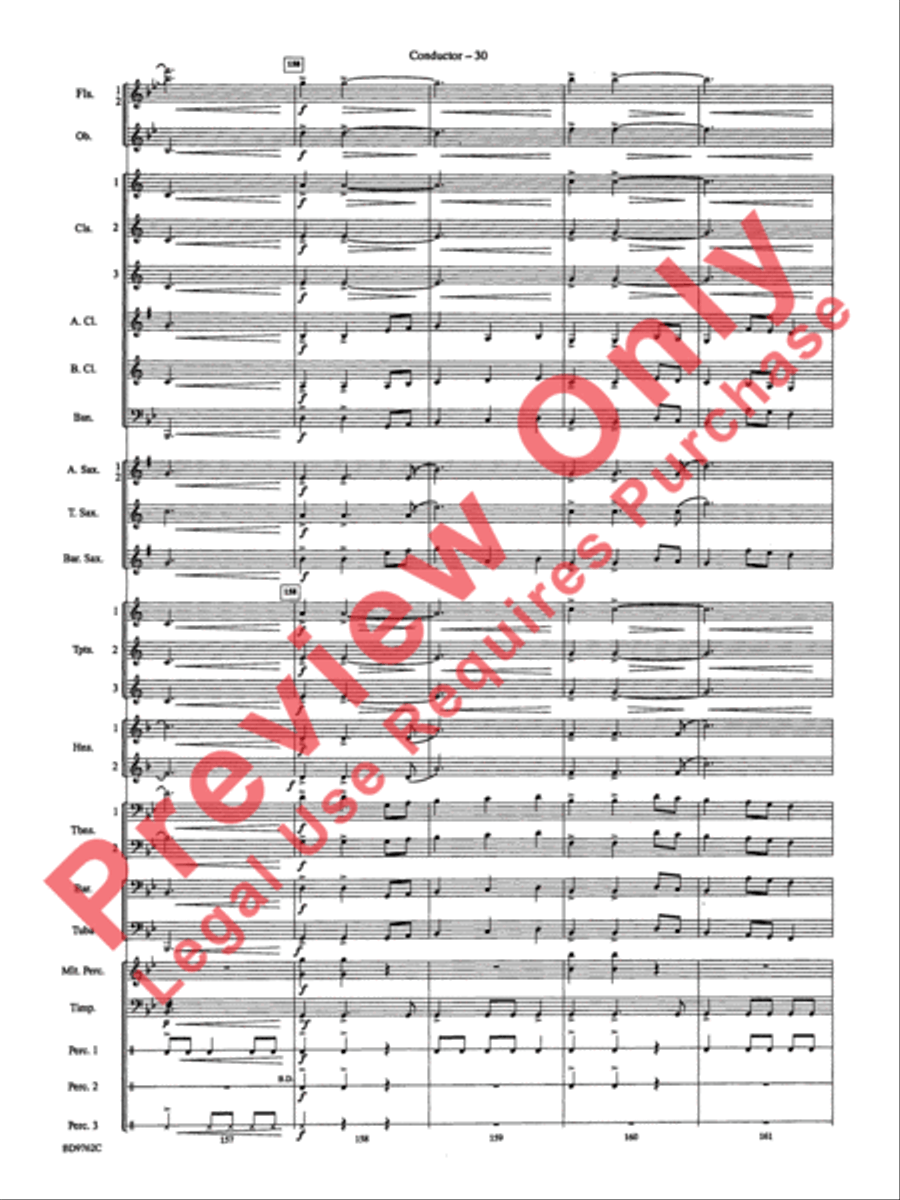 By Loch and Mountain Concert Band scores gallery preview page 33